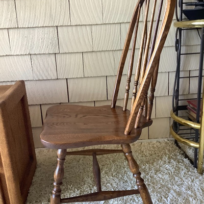 179 Night Stand with Vintage Chair and Decor