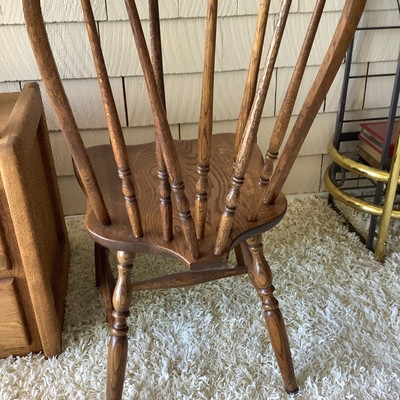 179 Night Stand with Vintage Chair and Decor