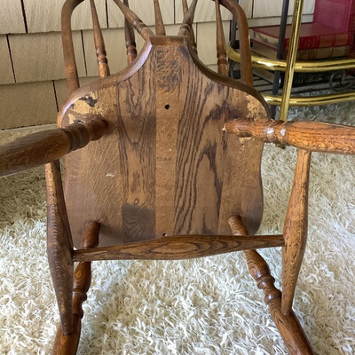 179 Night Stand with Vintage Chair and Decor