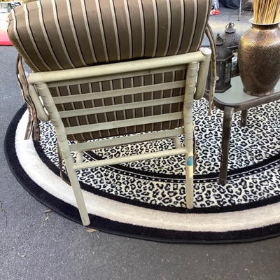 196 Umbrella, Two Chairs, Indoor Rug, and Decor