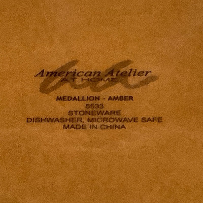 204 â€œAmerican Atelierâ€ Stone Ware Dish Set