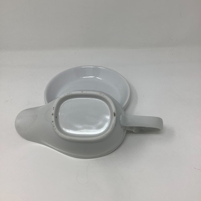206 Basket of Mixed Brand White Kitchen Items