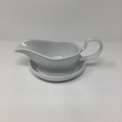 206 Basket of Mixed Brand White Kitchen Items