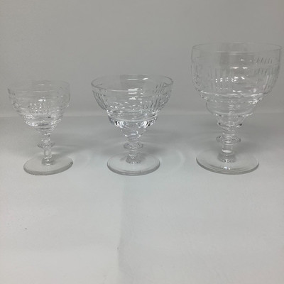 219  Crystal Glasses