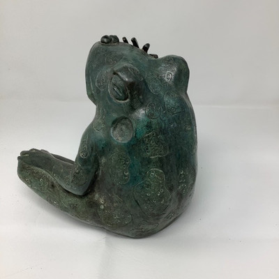 221 Heavy Metal Frog and Bird House