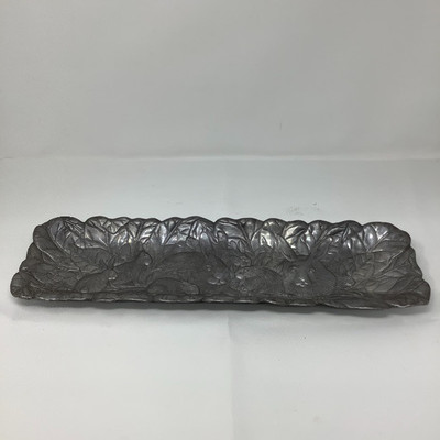 226 Pewter Kitchen Serving Items 
