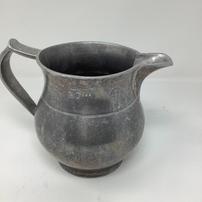 226 Pewter Kitchen Serving Items 