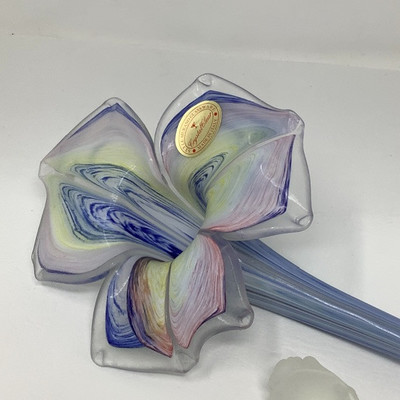 233 Hand Crafted Glass Flowers Some are Murano Glassware from Italy