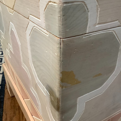 248 Unique Carved Wooden Box 