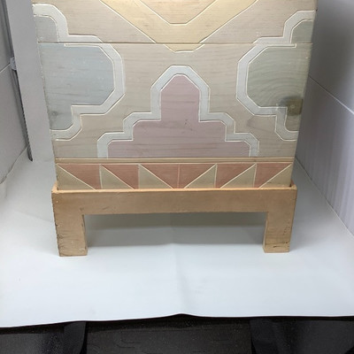 248 Unique Carved Wooden Box 
