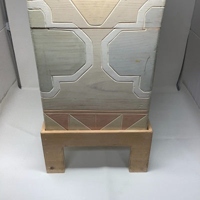 248 Unique Carved Wooden Box 