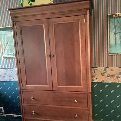 252 Bedroom TV Cabinet and Armoire Includes TV  