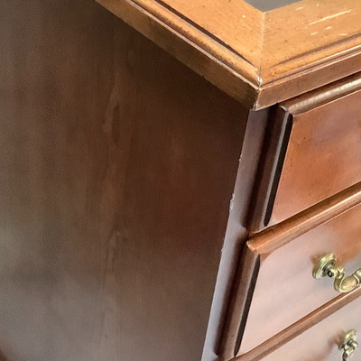 262 Vintage Office Desk, Chair, Lamp and Accessories Shown