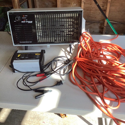 268 Electrical Extension Cord,  Heater, and Trickle Charger