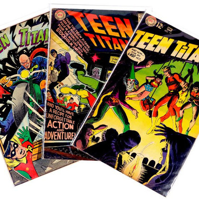 TEEN TITANS #15 #18 #19 Silver Age Comic Books 1968/69 DC Comics FN+