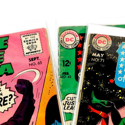 JUSTICE LEAGUE AMERICA #42 #65 #71 Silver Age Comic Books 1966/69 DC Comics