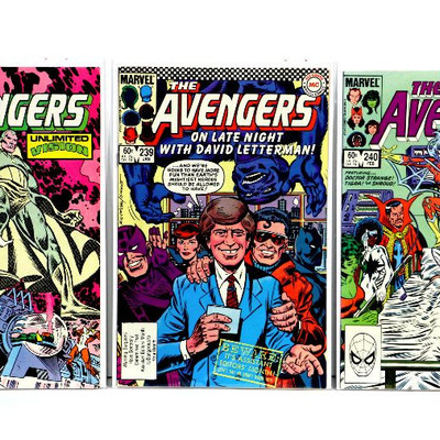 AVENGERS #233 234 235 238 239 240 241 245 Bronze Age Comics Lot 1983 Marvel