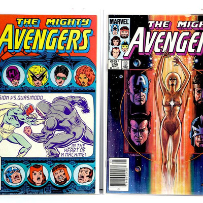 AVENGERS #246 247 248 250 251 252 253 255 Bronze Age Comics Lot 1984 Marvel