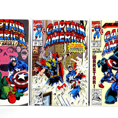 CAPTAIN AMERICA #371 372 393 394 395 398 399 401 Marvel Comics Lot 1990-92