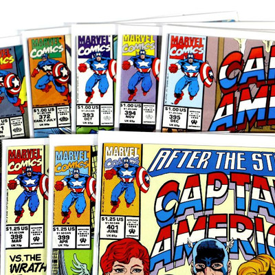 CAPTAIN AMERICA #371 372 393 394 395 398 399 401 Marvel Comics Lot 1990-92