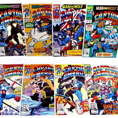 CAPTAIN AMERICA #402 403 404 407 409 410 411 412 Marvel Comics Lot 1992-93
