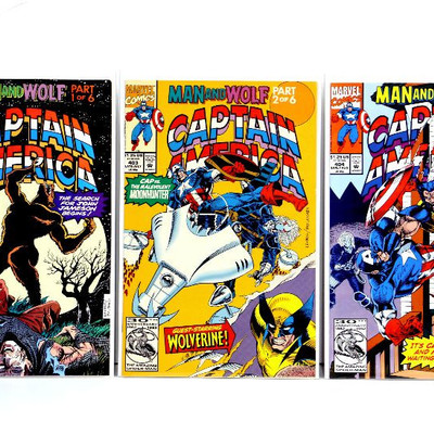 CAPTAIN AMERICA #402 403 404 407 409 410 411 412 Marvel Comics Lot 1992-93