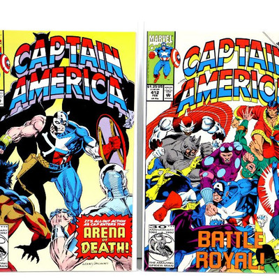 CAPTAIN AMERICA #402 403 404 407 409 410 411 412 Marvel Comics Lot 1992-93