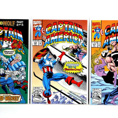 CAPTAIN AMERICA #402 403 404 407 409 410 411 412 Marvel Comics Lot 1992-93