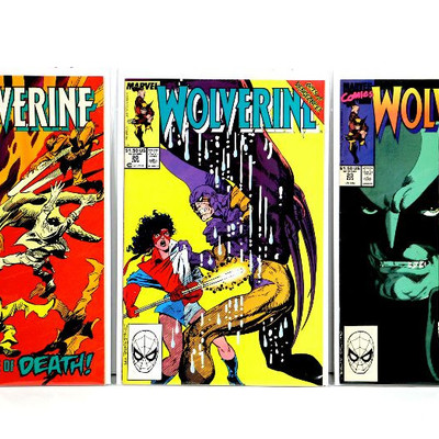WOLVERINE #9 #20 #23 Copper Age Comic Books 1989/90 Marvel Comics