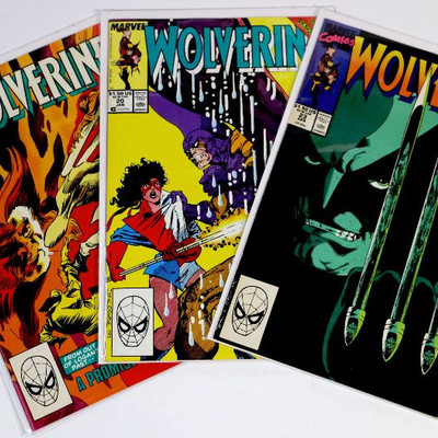 WOLVERINE #9 #20 #23 Copper Age Comic Books 1989/90 Marvel Comics
