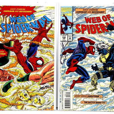 WEB OF SPIDER-MAN #104 105 106 107 108 109 110 Comic Books Lot 1993/94 Marvel