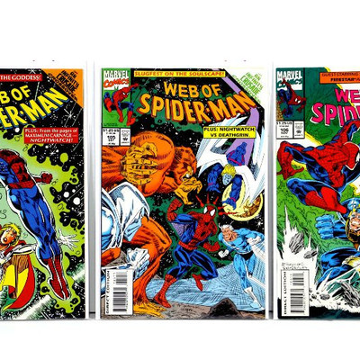 WEB OF SPIDER-MAN #104 105 106 107 108 109 110 Comic Books Lot 1993/94 Marvel