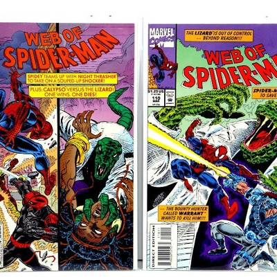 WEB OF SPIDER-MAN #104 105 106 107 108 109 110 Comic Books Lot 1993/94 Marvel
