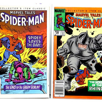 Marvel Tales SPIDER-MAN #141 162 163 167 173 179 180 Marvel Comics 1982/85