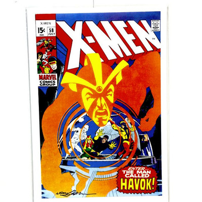X-MEN #58 - Fine Comic Art Print Signed by Neal Adams - 13" x 19"