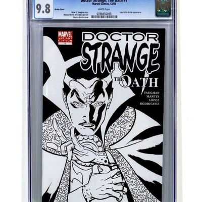 DOCTOR STRANGE The Oath #1 CGC 9.8 Sketch Cover Variant Marvel Comics 2006