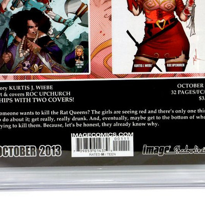 RAT QUEENS #1 CGC 9.8 Comic Book - Image Comics 2013