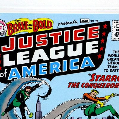 The Brave and The Bold #28 - 1st JLA Appearance Loot Crate Reprint DC Comics w/COA