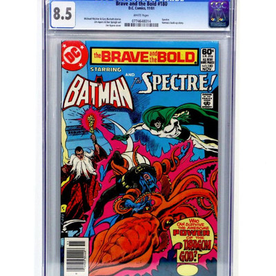 BRAVE and The BOLD #180 CGC 8.5 BATMAN and SPECTRE Marvel Comics 1981