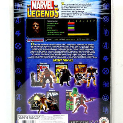 Amazing Spider-Man #129 Comic Book & Punisher Action Figure Marvel Legends 2004