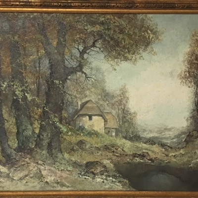 Lot 1 - Wilhelm Brauer Signed Oil Painting