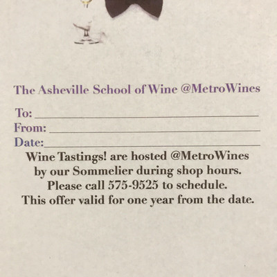 Lot 13 - Metro Wine Tasting for 8