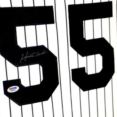 Autographed HIDEKI MATSUI New York Yankees #55 Godzilla JERSEY w/ COA