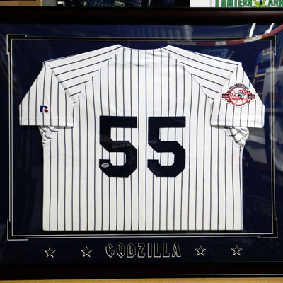 Autographed HIDEKI MATSUI New York Yankees #55 Godzilla JERSEY w/ COA