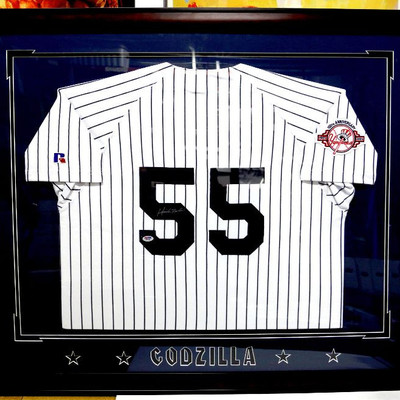 Autographed HIDEKI MATSUI New York Yankees #55 Godzilla JERSEY w/ COA