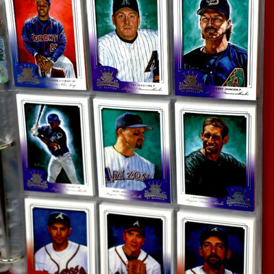 2003 DONRUSS DIAMOND KINGS Baseball Cards COMPLETE Set in Album