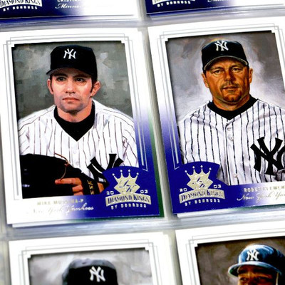 2003 DONRUSS DIAMOND KINGS Baseball Cards COMPLETE Set in Album