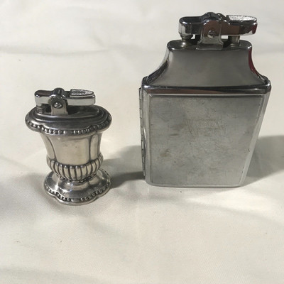 Lot 19 - Pair of Silver Ronson Lighters