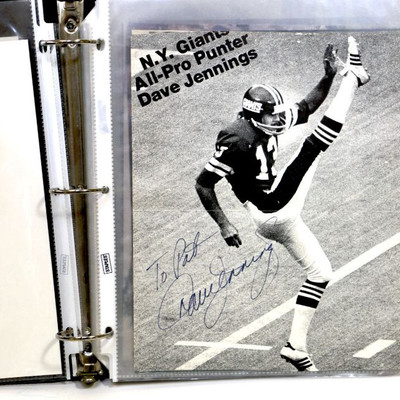 AUTOGRAPHS COLLECTION - Baseball Football Hockey Autographed Photos