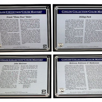 1993 Conlon Collection Master Series PHOTO PRINTS 8" x 10" - MINT